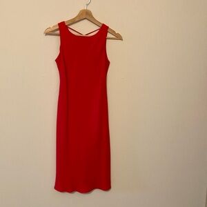 Pink Evan-Picone hot pink dress